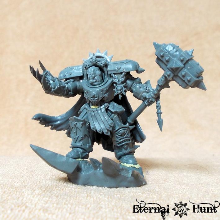 Chaos Chaos Lord Chaos Space Marines Conversion Hammer Iron